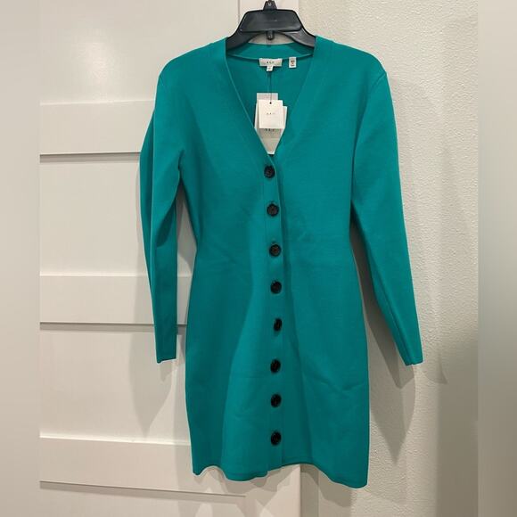 NWT A.L.C. Nate Dress in Jade - Picture 4 of 5